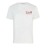 Saint Barth T-Shirt Girocollo Tinta Unita Stampa Snoopie per Bambino EMILIE BIANCO SAINT BARTH 