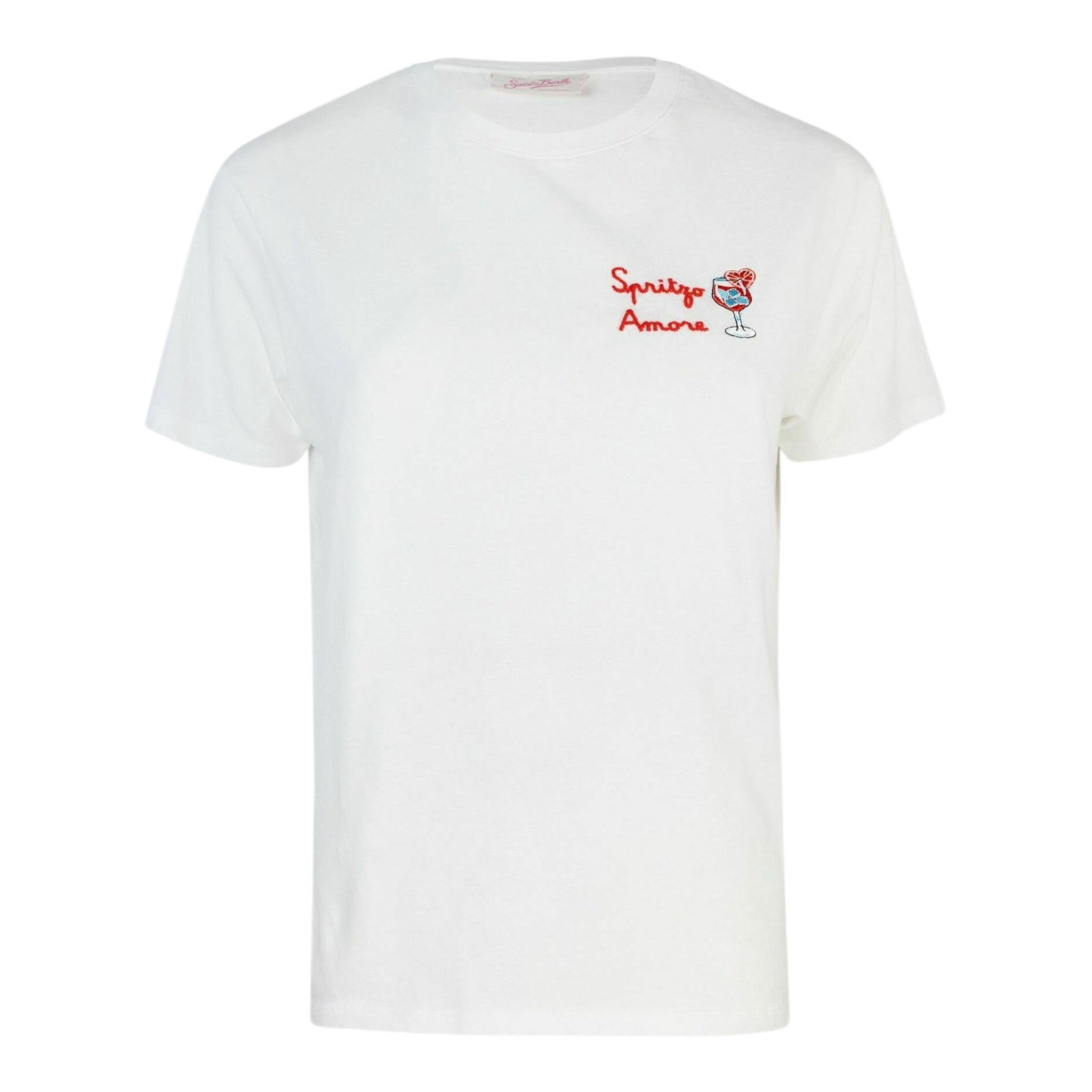 Saint Barth T-Shirt Girocollo Tinta Unita Stampa Snoopie per Bambino EMILIE BIANCO SAINT BARTH 