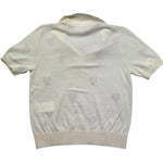 Saint Barth Polo Mezza Manica Tinta Unita con Ricami Cuori per Bambina EVONNE PANNA SAINT BARTH 