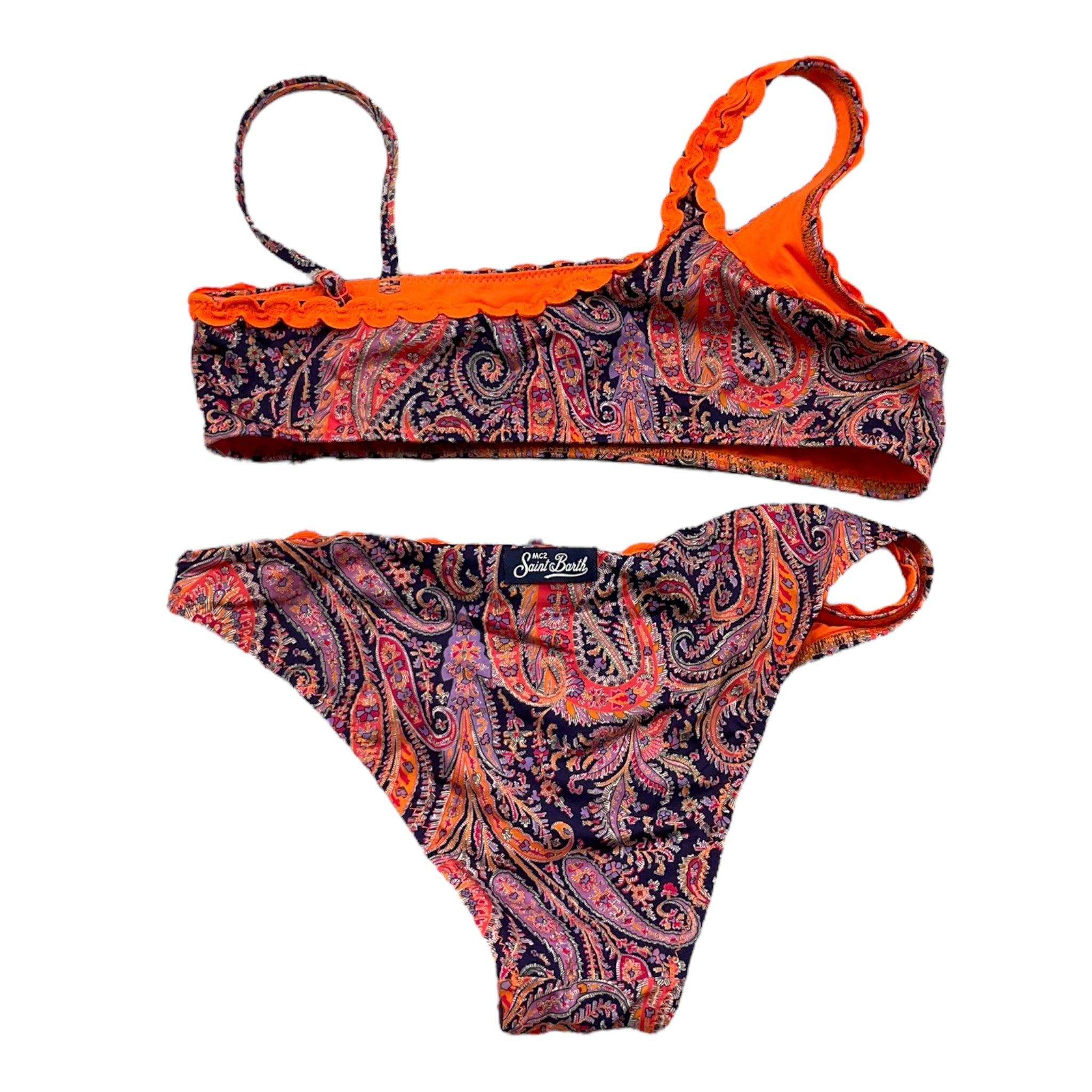 Saint Barth Costume 2 Pezzi Multifantasia per Bambina FELIX MULTICOLOR SAINT BARTH 