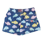 Saint Barth Costume Tinta Unita con Stampa Pesci per Bambino JEA0004XXX BLU SAINT BARTH 