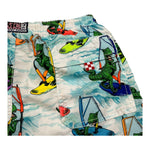 Saint Barth Costume Tinta Unita con Stampe Dinosauro per Bambino JEANDINO BIANCO SAINT BARTH 