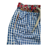 short fantasia a righe bicolore JOELL BIANCO/BLU SAINT BARTH 