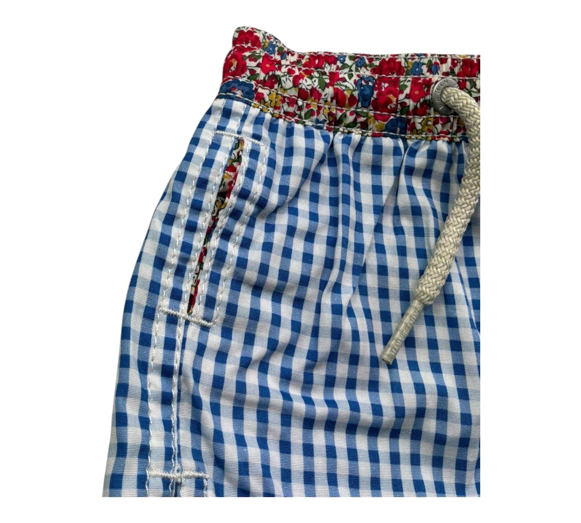 Saint Barth Costume Fantasia A Righe Bicolore per Neonata JOELLN BIANCO/BLU SAINT BARTH 