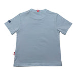 Saint Barth T-Shirt Girocollo Tinta Unita con Stampa Marvel per Bambino TSH000103434 AZZURRO SAINT BARTH 