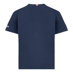 Saint Barth T-Shirt Girocollo Tinta Unita Stampa Pesce per Bambino TSH001 BLU SAINT BARTH 
