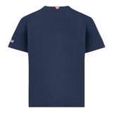 Saint Barth T-Shirt Girocollo Tinta Unita Stampa Pesce per Bambino TSH001 BLU SAINT BARTH 