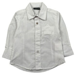 Sarabanda Camicia Manica Lunga Tinta Unita per Neonato 02112 BIANCO SARABANDA 