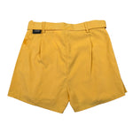 Sarabanda Short Tinta Unita con Cinturino per Bambina 04710 SENAPE SARABANDA 
