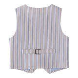 Sarabanda Gilet Fantasia A Righe per Neonato 06190 BEIGE SARABANDA 