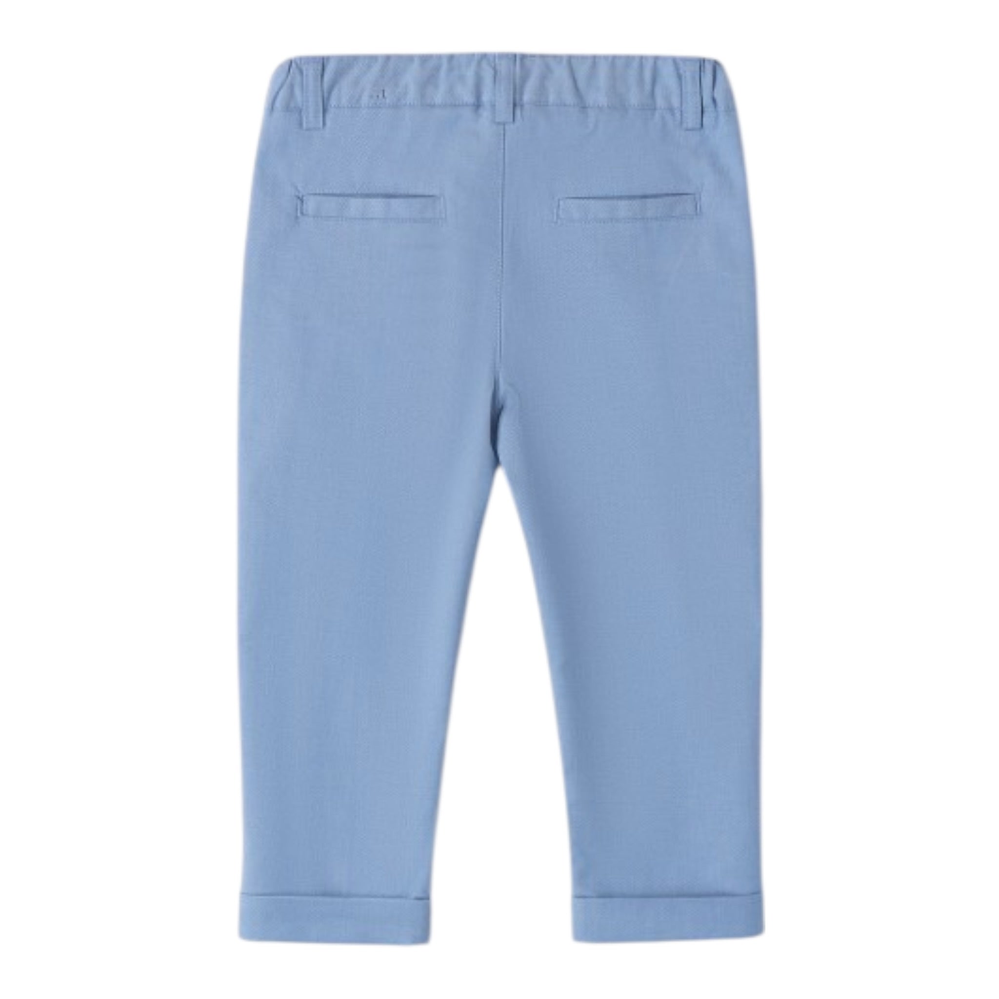 Sarabanda Pantalone Tinta Unita con Girovita Regolabile per Bambino 08011 AZZURRO SARABANDA 