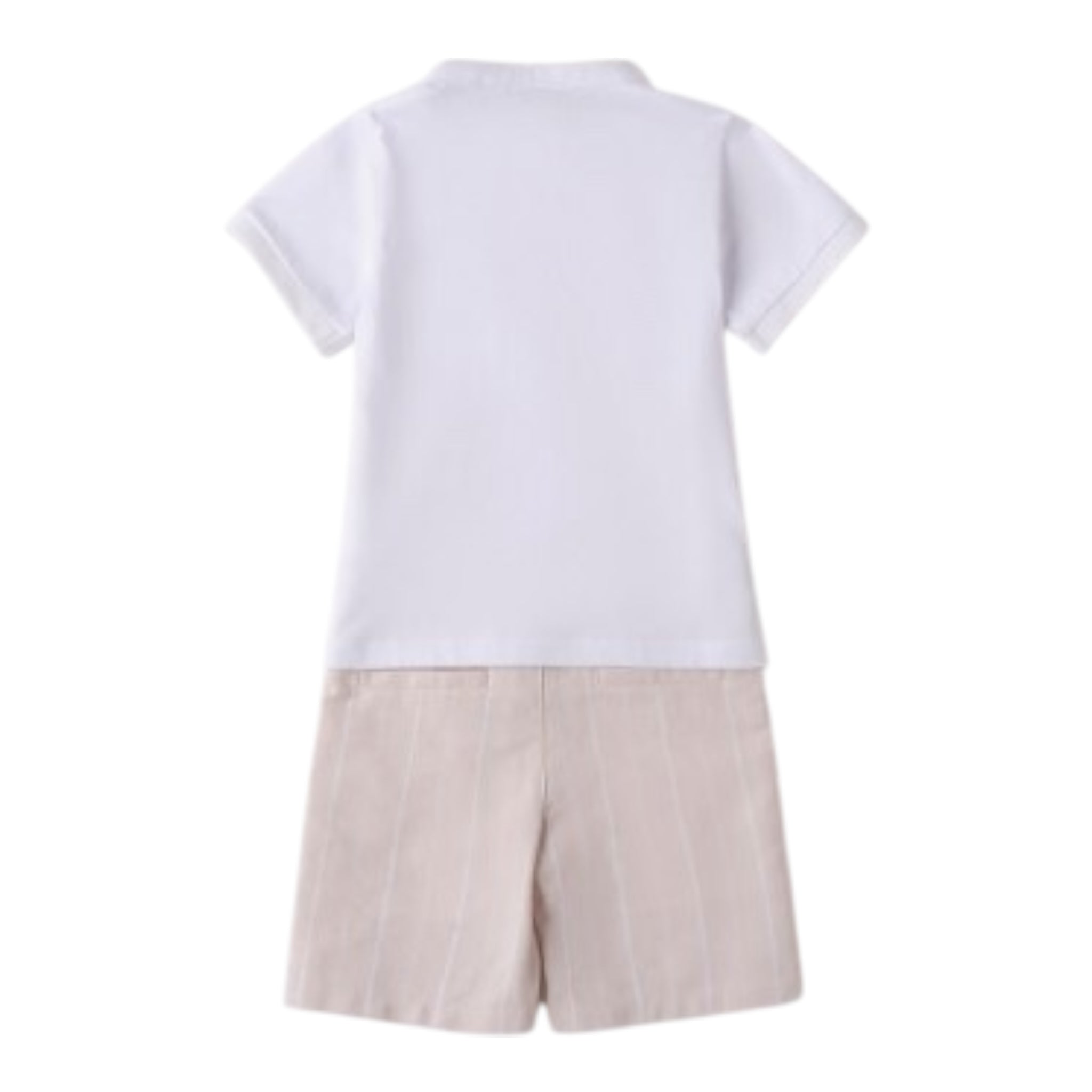 Sarabanda Completo 2 Pezzi T-Shirt-Bermuda per Neonato 0B160 BIANCO SARABANDA 