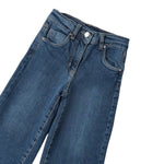 Sarabanda Jeans tinta unita Modello A Palazzo Blu per Bambina 0B217 BLU SARABANDA 