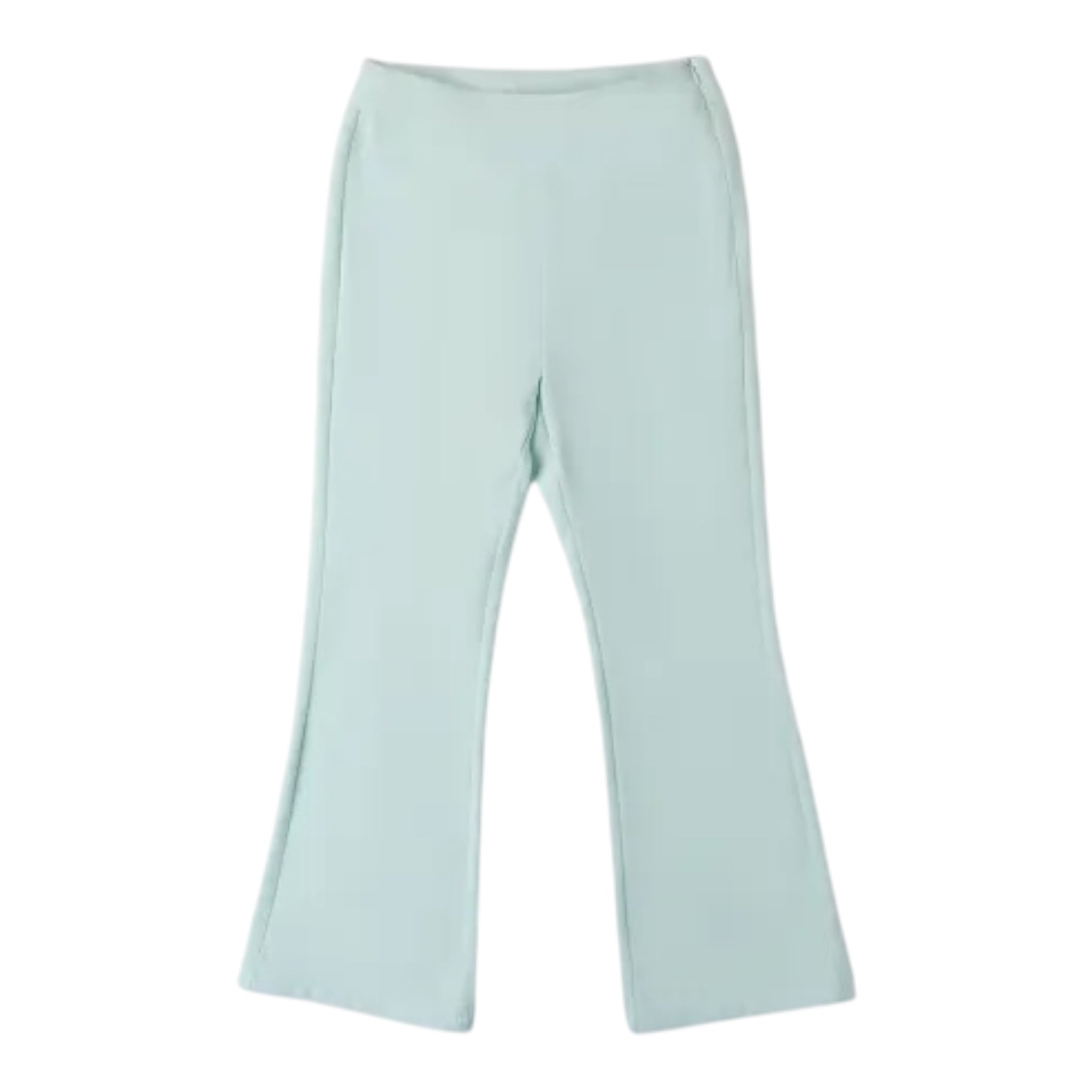 Sarabanda Pantalone Tinta Unita Modello A Zampa per Bambina 0B476 VERDE ACQUA SARABANDA 