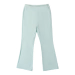 Sarabanda Pantalone Tinta Unita Modello A Zampa per Bambina 0B476X VERDE ACQUA SARABANDA 