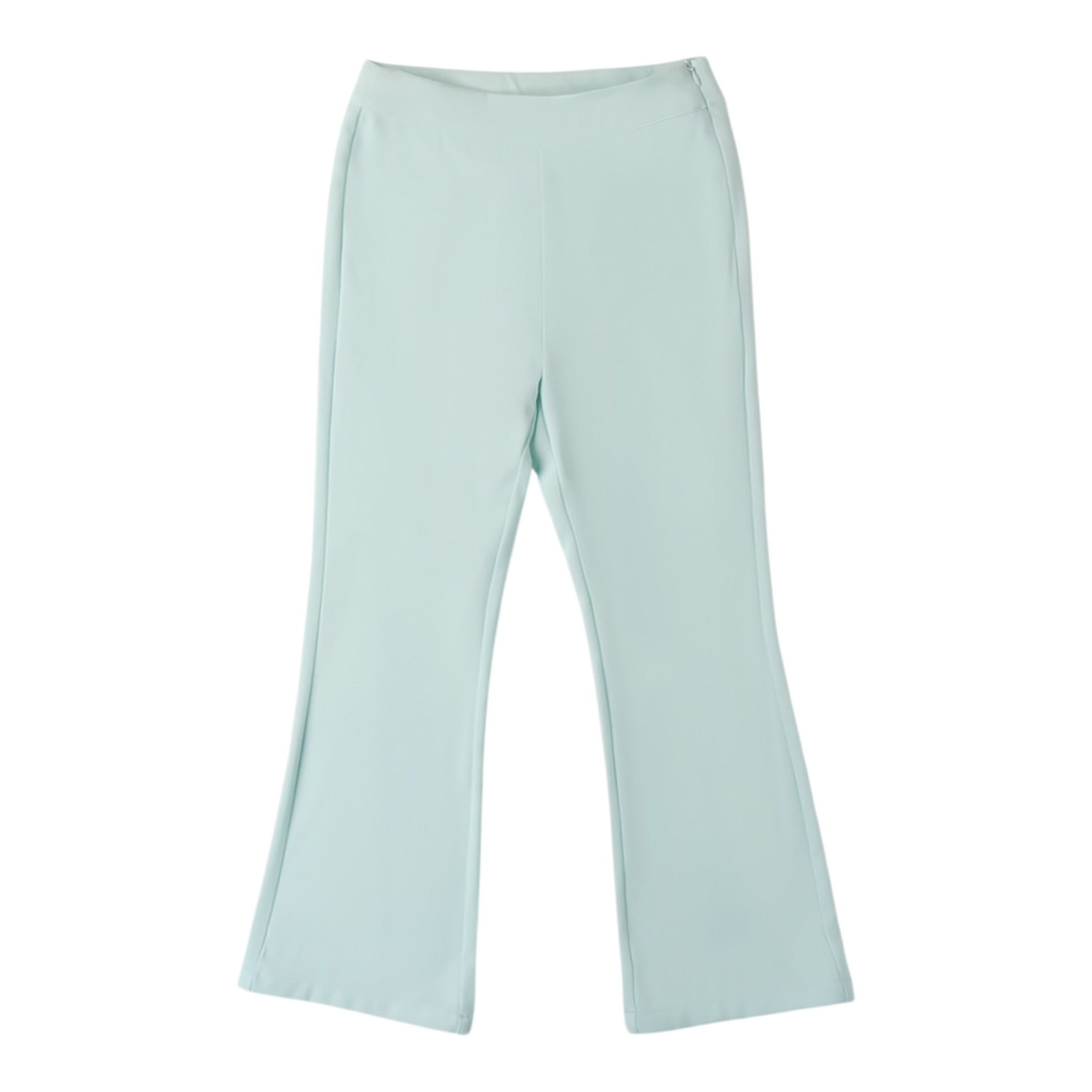 Sarabanda Pantalone Tinta Unita Modello A Zampa per Bambina 0B476X VERDE ACQUA SARABANDA 
