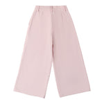 Sarabanda Pantalone A Palazzo Tinta Unita per Bambina 0B477 ROSA SARABANDA 