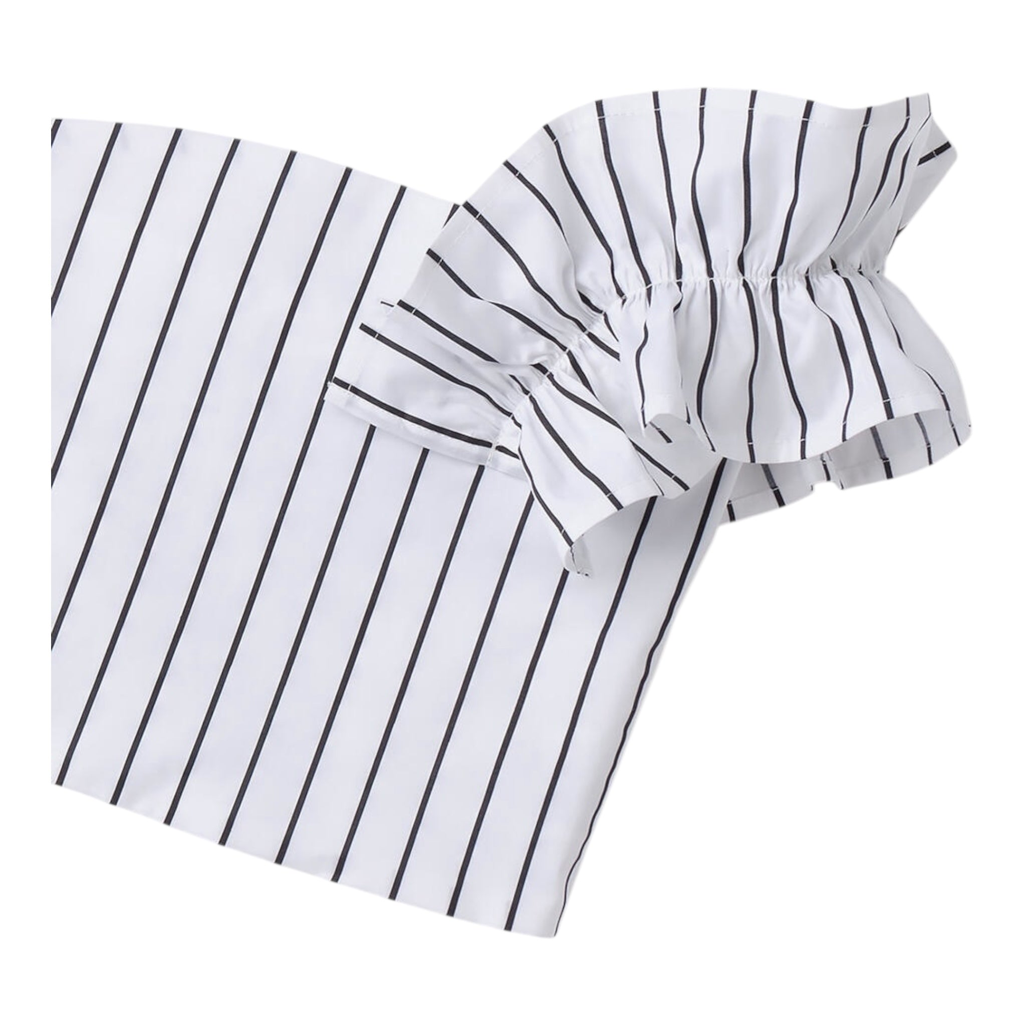 Sarabanda Top Monospalla Tinta Unita Fantasia A Righe per Bambina 0B510 BIANCO SARABANDA 