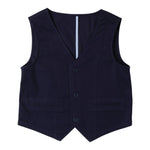 Sarabanda Gilet Tinta Unita con Bottoni per Neonato 0B670N BLU SARABANDA 