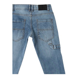 Sarabanda Jeans Tinta Unita con Girovita Regolabile per Bambino 0B752 AZZURRO SARABANDA 