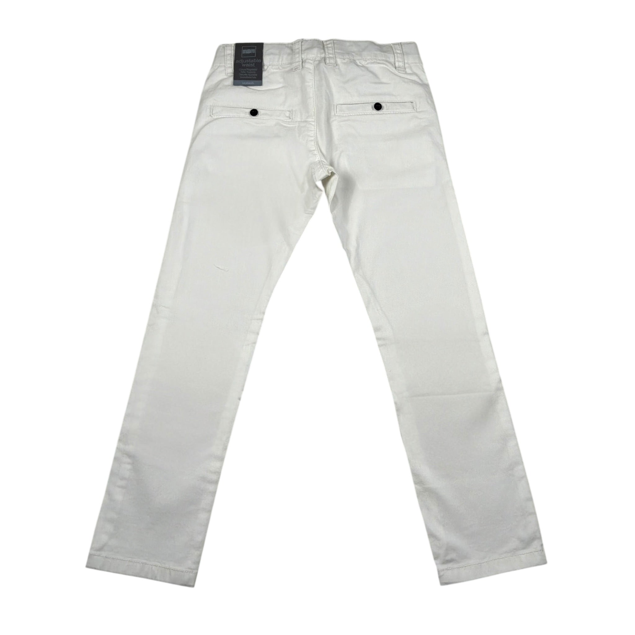 Sarabanda Pantalone Tinta Unita con Girovita Regolabile per Bambino 0J150 BIANCO SARABANDA 