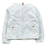 Save The Duck Giubbino tinta unita con Zip E Cappuccio Bianco per Bambina J30036XJX BIANCO SAVE THE DUCK 