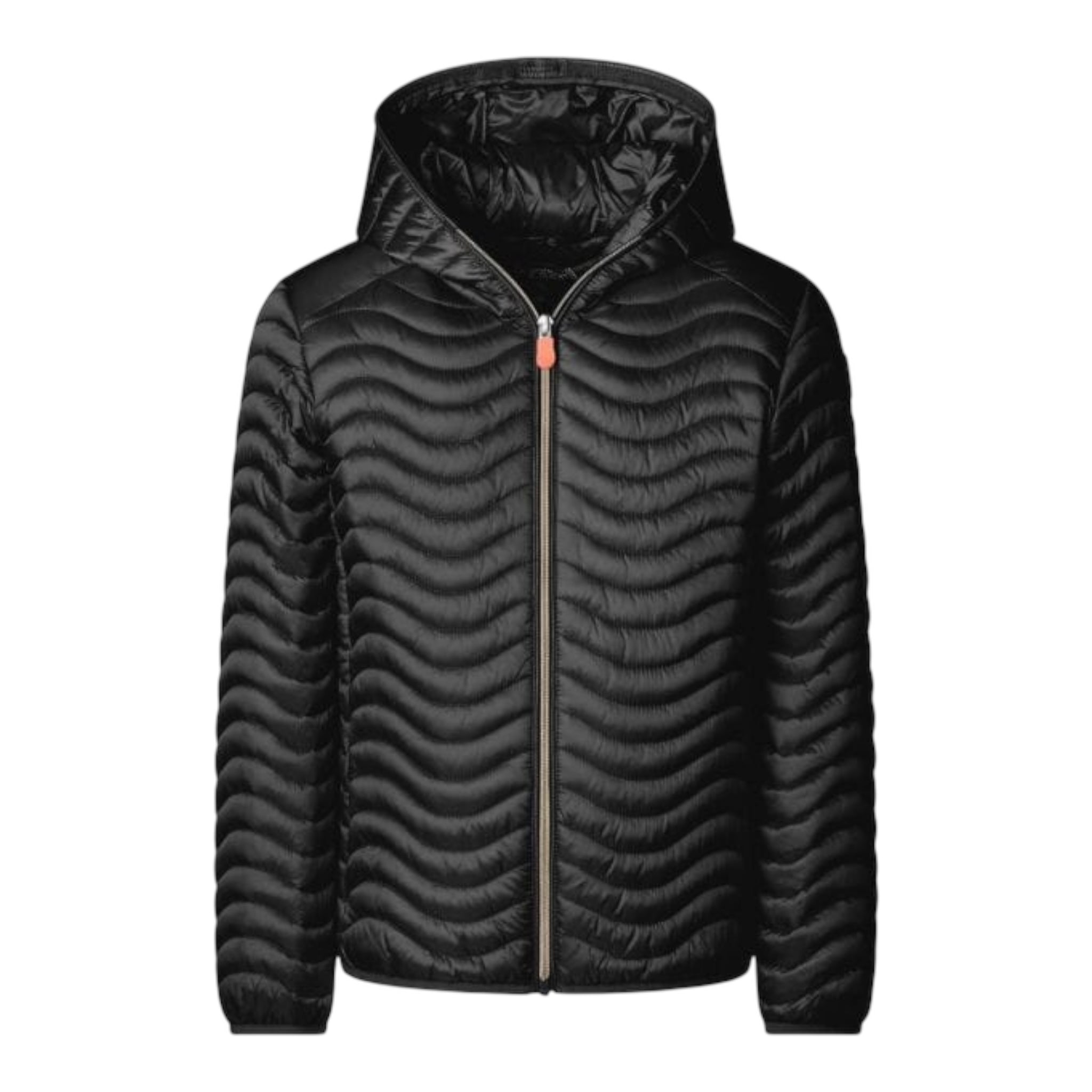 Save The Duck Giubbino Tinta Unita con Zip E Cappuccio per Bambino J32197G BLU SAVE THE DUCK 