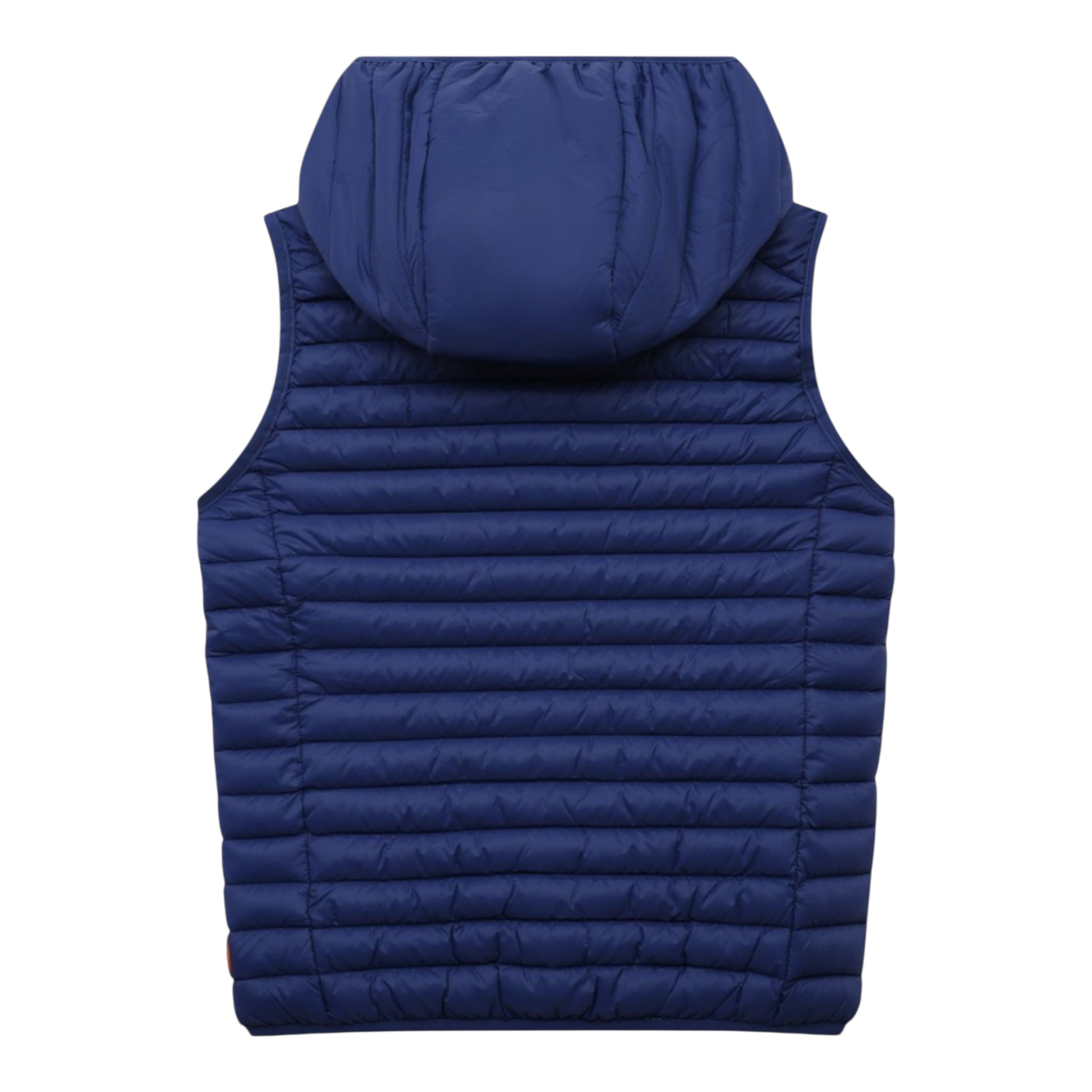 Save The Duck Giubbino Tinta Unita Modello Smanicato con Zip per Bambino J80649X BLU SAVE THE DUCK 