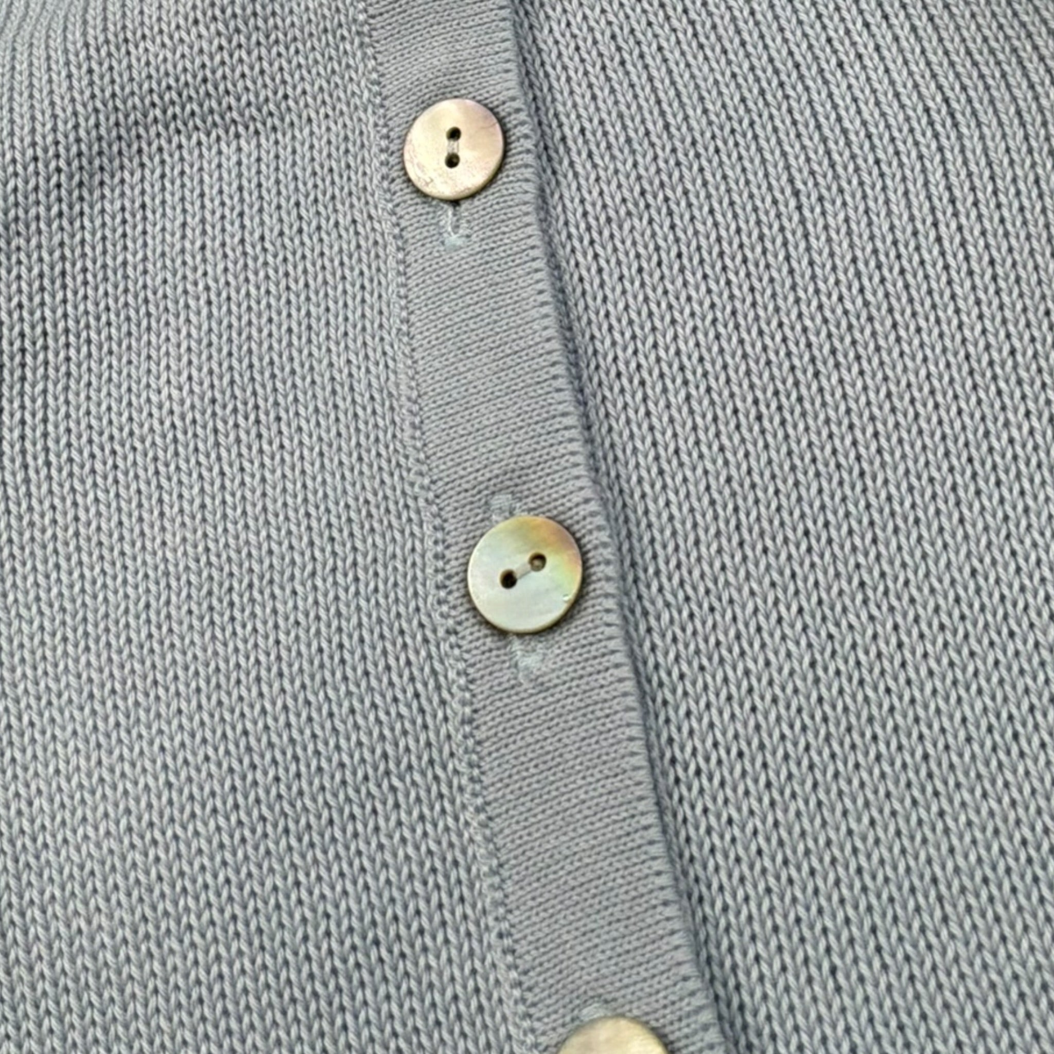 Seerose Cardigan Tinta Unita con Bottoni per Neonata 502 AZZURRO SEEROSE 
