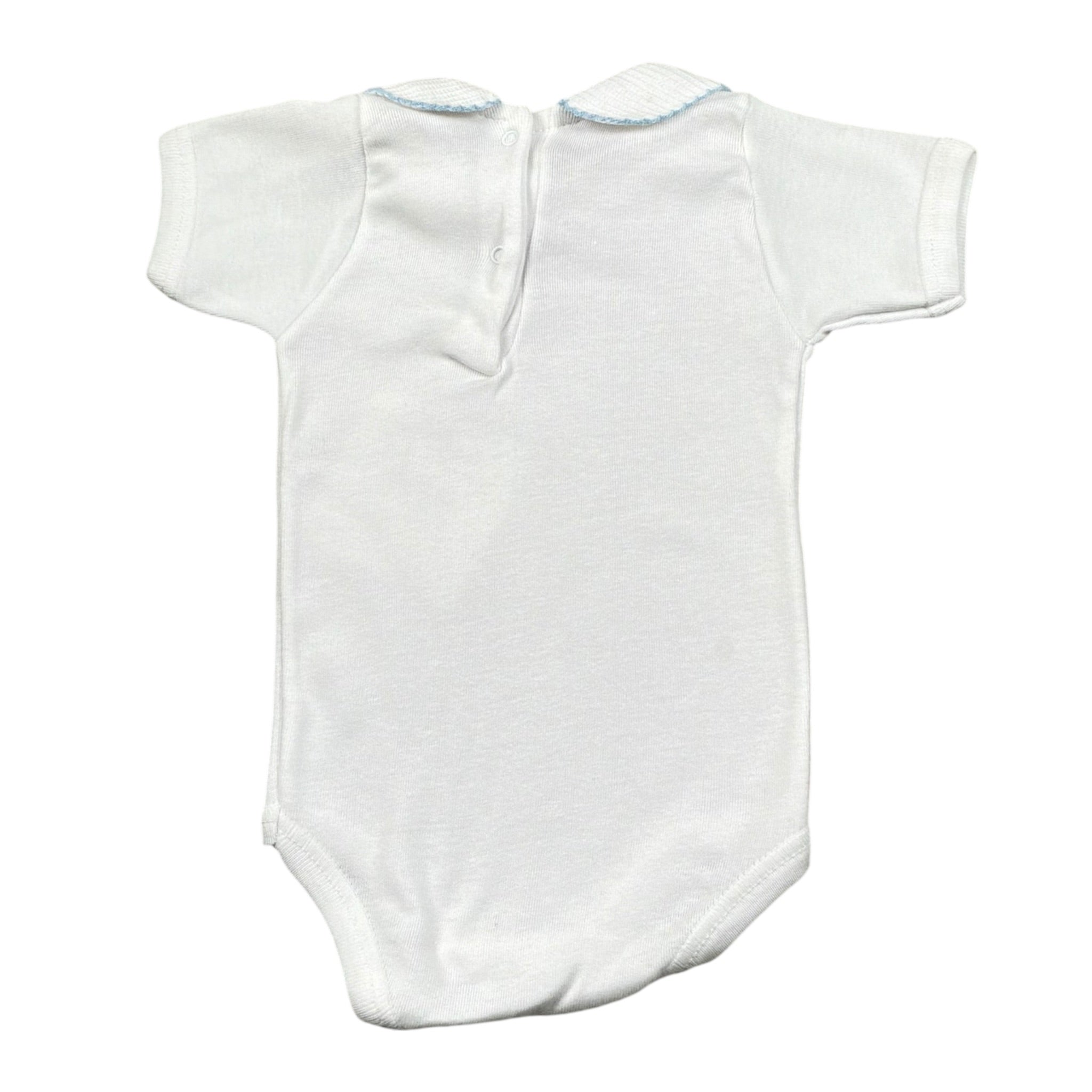 Seerose Body Tinta Unita con Colletto per Neonato 515 BIANCO SEEROSE 