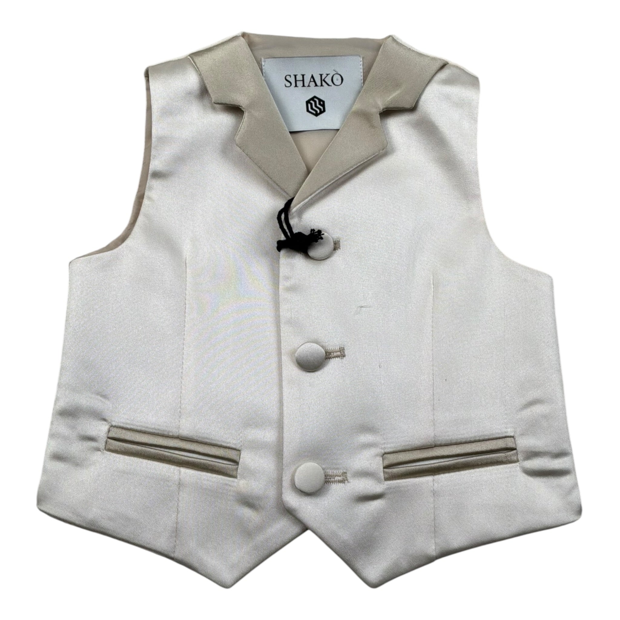 Shako' Gilet Tinta Unita per Neonato SHGILT BEIGE SHAKO' 