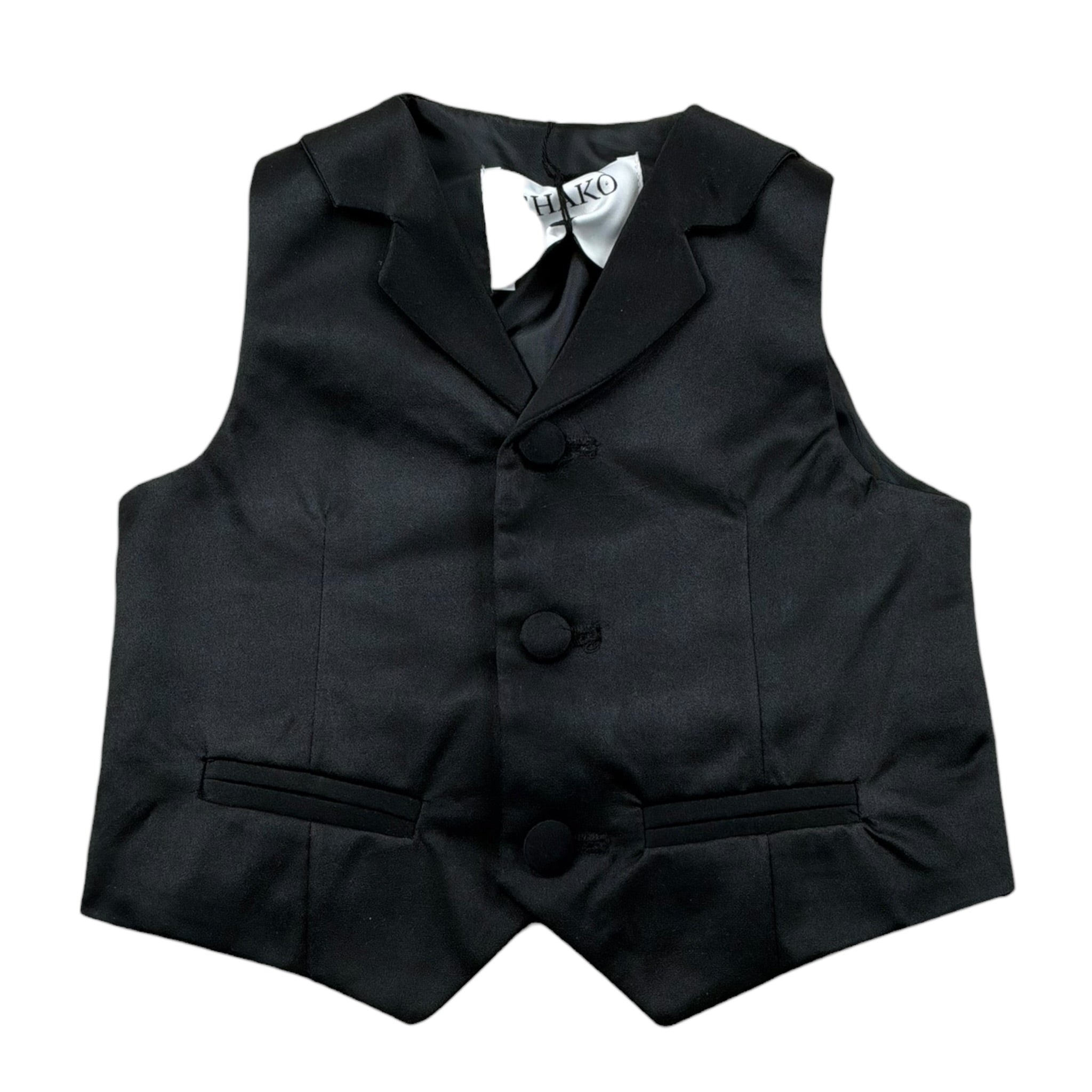 Shako' Gilet Tinta Unita per Neonato SHGI NERO SHAKO' 