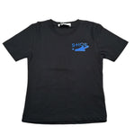 Shoe T-Shirt Girocollo tinta unita con Logo Nero per Bambino SHSS25B102 NERO SHOE 