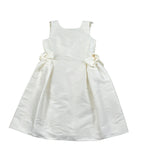 Simonetta Abito Cerimonia Tinta Unita Giromanica per Bambina 1K1332 BIANCO SIMONETTA 