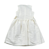 Simonetta Abito Cerimonia Tinta Unita Giromanica per Bambina 1K1332 BIANCO SIMONETTA 