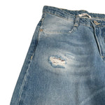 Siviglia Jeans Tinta Unita con Strappi per Bambino SVJPT17237 AZZURRO SIVIGLIA 
