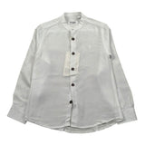 Siviglia Camicia Manica Lunga Tinta Unita con Collo Coreano per Bambino SVJSH17196 BIANCO SIVIGLIA 