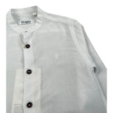 Siviglia Camicia Manica Lunga Tinta Unita con Collo Coreano per Bambino SVJSH17196 BIANCO SIVIGLIA 