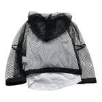 So Twee By Miss Grant Set Felpa Traforata-Canotta per Bambina ST0020 NERO SO TWEE BY MISS GRANT 