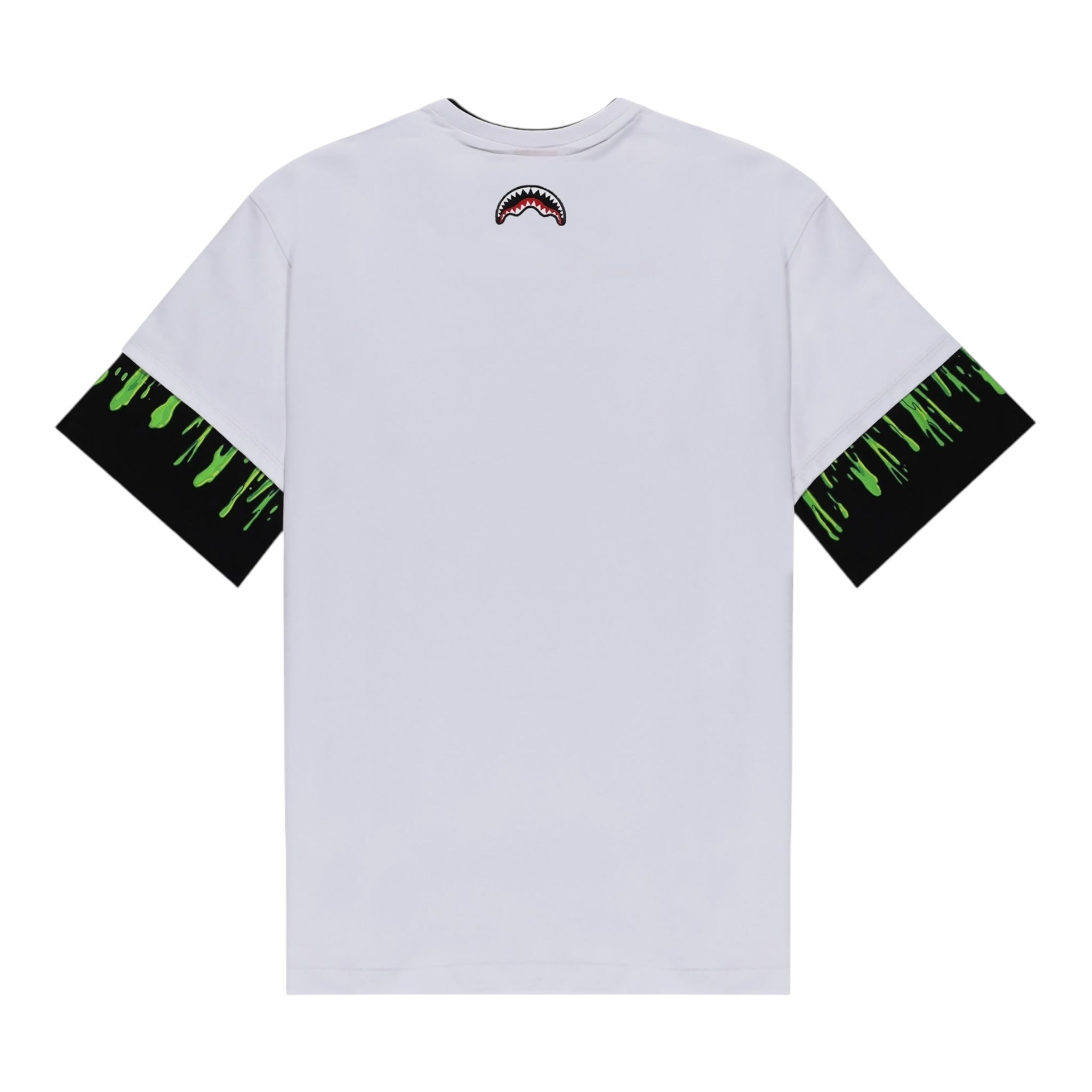 Sprayground T-Shirt Girocollo Tinta Unita con Stampa per Bambino SPY1254 BIANCO SPRAYGROUND 