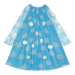 Stella Mccartney Abito Manica Lunga Tinta Unita per Neonata TV1110 AZZURRO STELLA McCARTNEY 