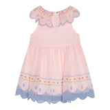 Stella Mccartney Abito Mezza Manica Tinta Unita con Ricami per Neonata TW1052 ROSA STELLA McCARTNEY 