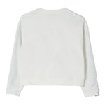 Stella Mccartney Felpa Tinta Unita con Aperture Laterali per Bambino TW4C00 BIANCO STELLA McCARTNEY 