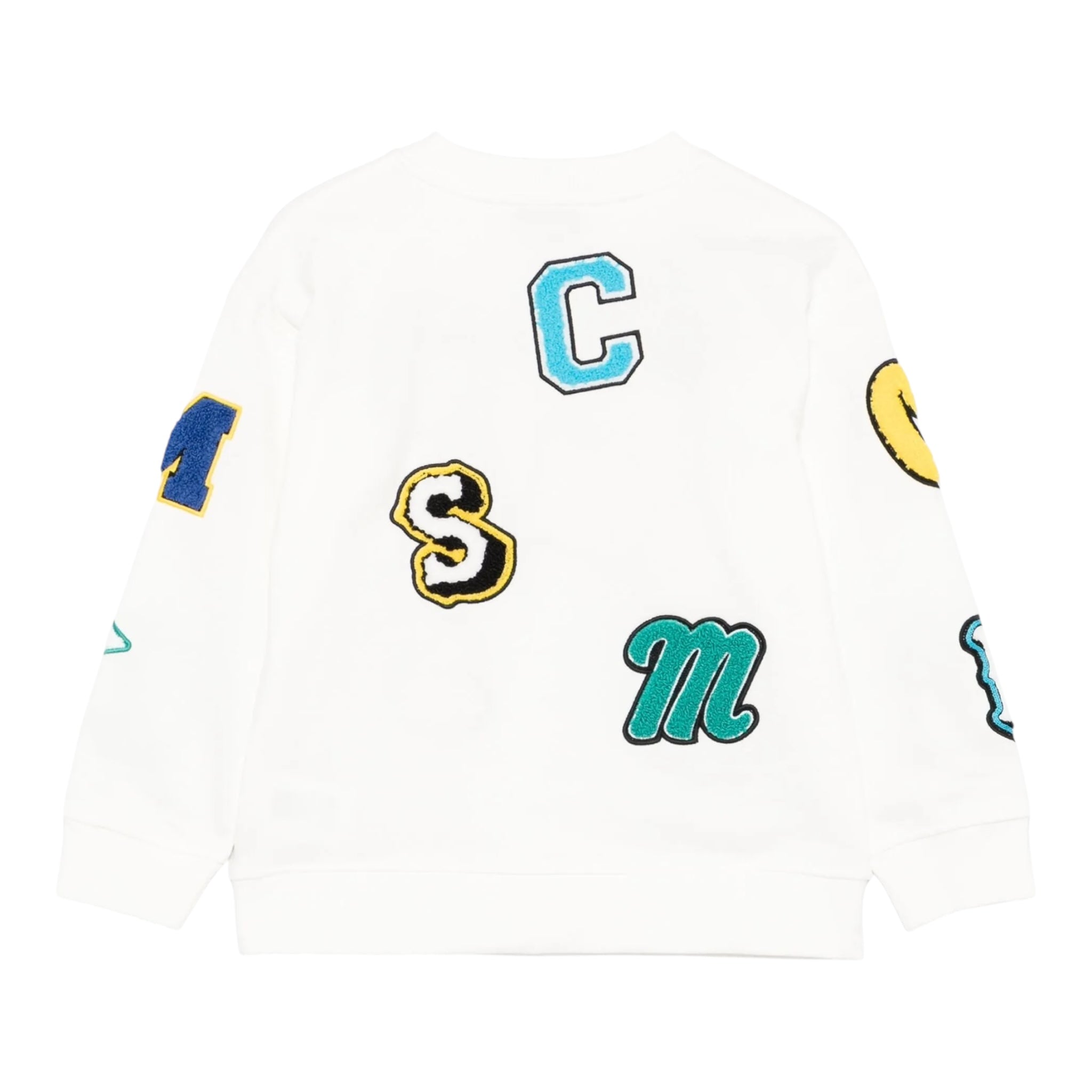 Stella Mccartney Felpa Girocollo Tinta Unita con Stampa per Bambino TW4R10X BIANCO STELLA McCARTNEY 