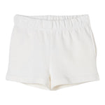 Stella Mccartney Short Tinta Unita con Stampa per Neonata TW6D99 BIANCO STELLA McCARTNEY 