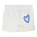 Stella Mccartney Short Tinta Unita con Stampa per Neonata TW6D99 BIANCO STELLA McCARTNEY 