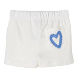 Stella Mccartney Short Tinta Unita con Stampa per Neonata TW6D99 BIANCO STELLA McCARTNEY 