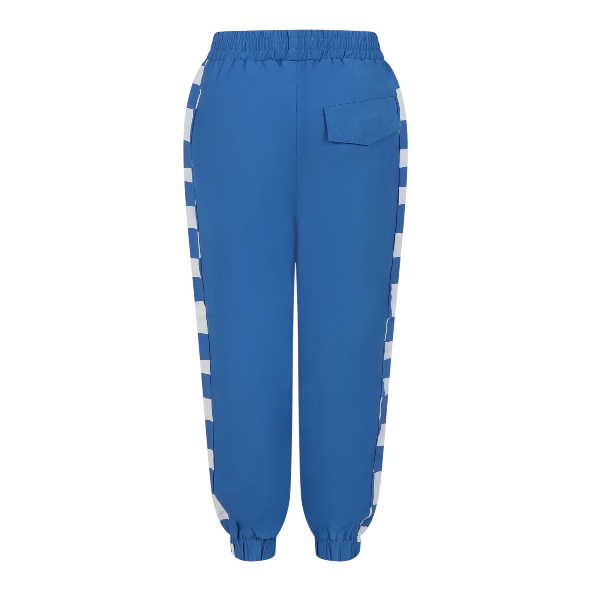 Stella Mccartney Pantalone Tinta Unita con Elastico In Vita per Bambino TW6R50 BLU STELLA McCARTNEY 