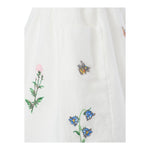 Stella Mccartney Gonna Tinta Unita con Elastico In Vita E Ricami per Bambina TW7A71 BIANCO STELLA McCARTNEY 