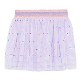 Stella Mccartney Gonna In Tulle Tinta Unita con Brillantini per Neonata TW7B21N LILLA STELLA McCARTNEY 